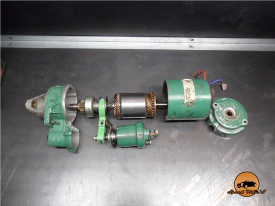 Réfection démarreur 2cv atelier reparation Citroen