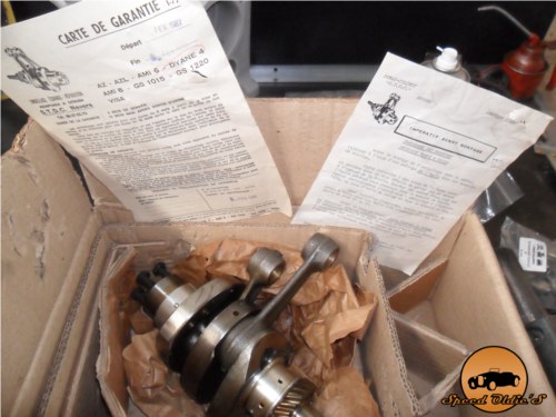 Vilebrequin neuf 2cv (NOS)New Old Stock garage atelier speed oldie's voiture colelction 28 78 Chartres Rambouillet versailles