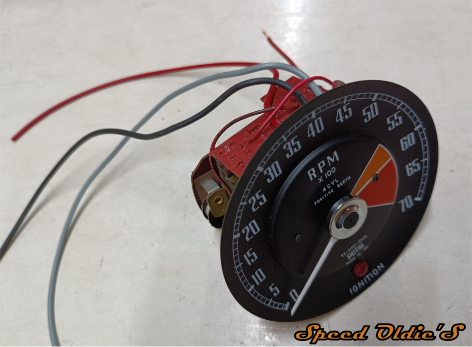 conversion convertion tachymètre tacho tachometer compte-tours négatif positif masse entretienfaisceau moteur restauration chartres collection 78 MG B angaise Speed Oldie'S